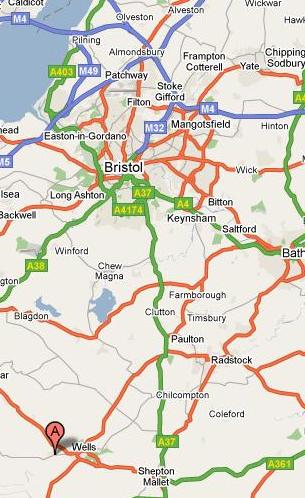 Route from M4